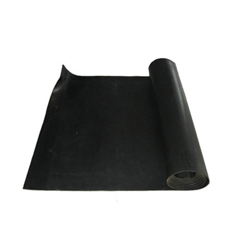 Raxwell  耐高压光面平面绝缘垫  黑色  10mm厚，1m宽，1米/卷，35KV