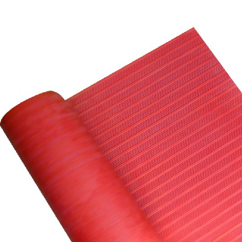 Raxwell  耐高压防滑平面绝缘垫  红色  3mm厚，1m宽，5米/卷，5KV