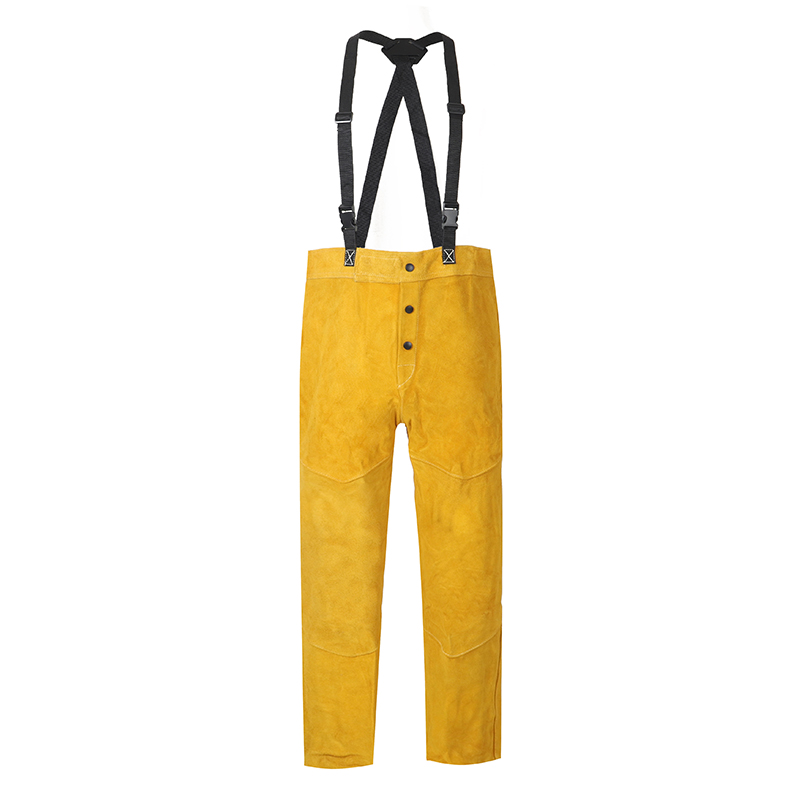 Raxwell 金黄色全皮焊裤(仅裤子)，2XL码，RW4328，1件/袋