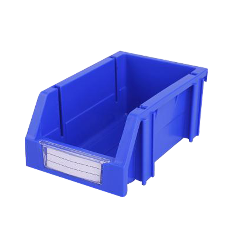 Raxwell 组立背挂斜口盒TK001，外尺寸规格D*W*H(mm)：160×100×74，全新料，蓝色，24个/箱(标签牌1+标签纸1+立柱4)