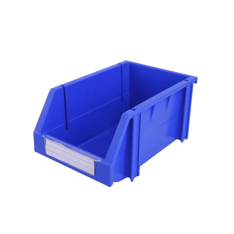 Raxwell 组立背挂斜口盒TK002，外尺寸规格D*W*H(mm)：240×150×124，全新料，蓝色，36个/箱(标签牌1+标签纸1+立柱4)