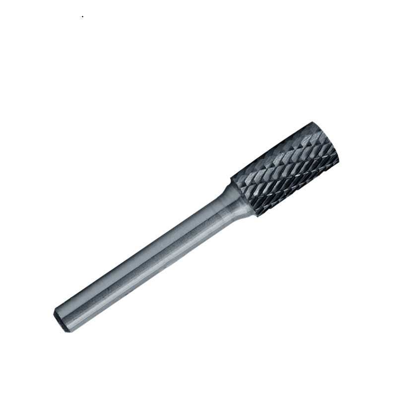 Raxwell 圆柱形硬质合金旋转锉，单齿，头部直径3mm，头刃长度14mm，柄径3mm，全长38mm，A0314M03SC，RTCF0002