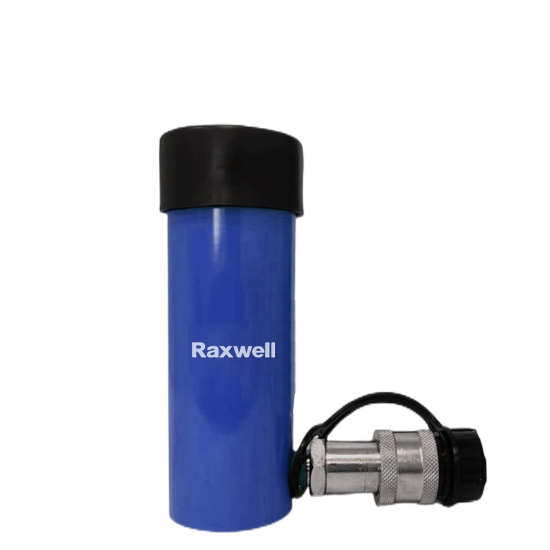 Raxwell 液压单动弹簧回缩，外牙式油缸，10T（101kn），行程54mm，本体高121mm，RTHH0017，1台