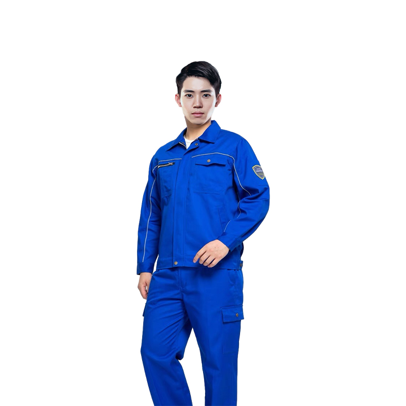 Raxwell 防酸碱防静电工作服套装，宝蓝色，165，RW8509，1套/袋（同系列10套起订）