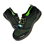 Raxwel 夏季透气型安全鞋，飞织帮面，防砸，防静电， RX-37绿黑