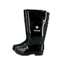 Raxwell 320 黑色PVC中筒防化靴，防水耐油耐酸碱耐腐蚀，36码，RW3200