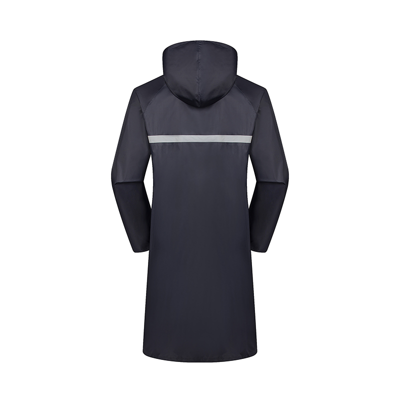 Raxwell 反光连体雨衣，涤丝纺，单层，183T，藏青色，XXL码