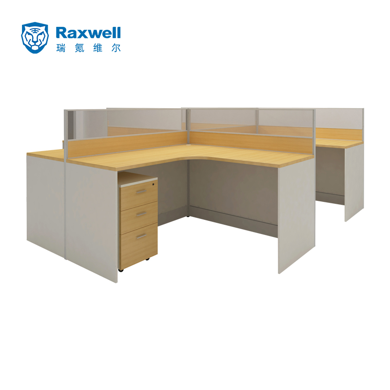 RaxwellL型工位T字型四人位2400*2800*1100