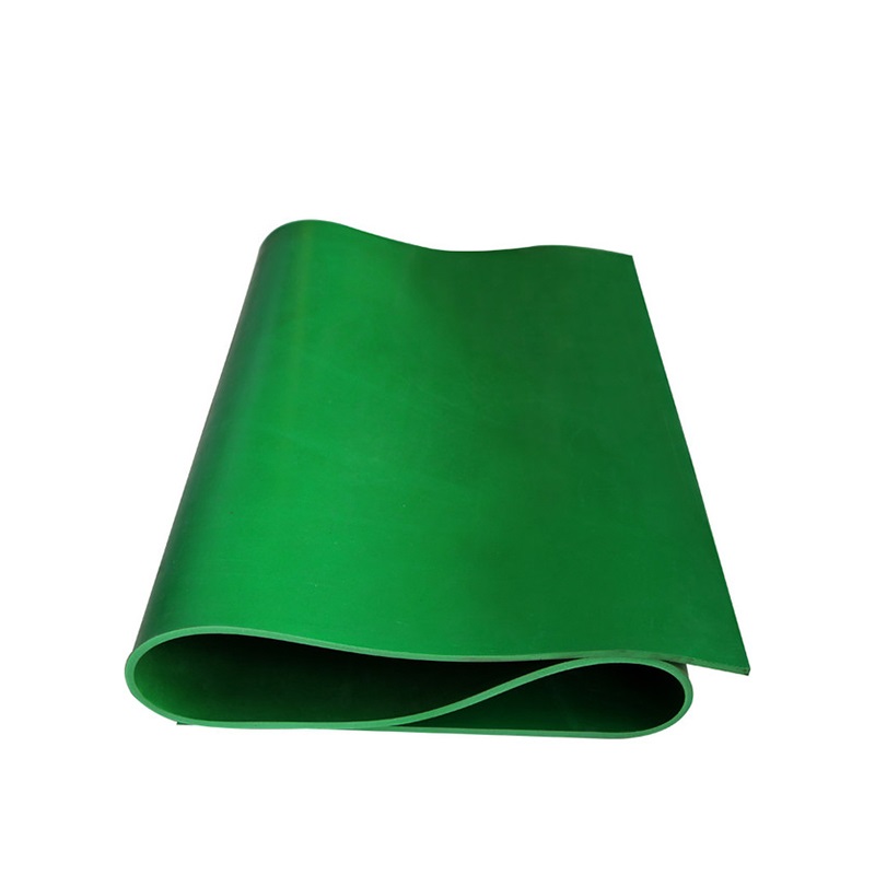 Raxwell  耐高压光面平面绝缘垫  绿色  6mm厚，1m宽，1米/卷，15KV