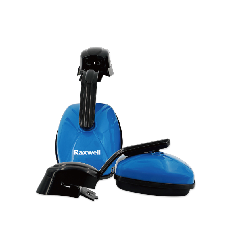 Raxwell 挂安全帽式耳罩，RW7202，蓝色，降噪SNR 26dB，1副/盒