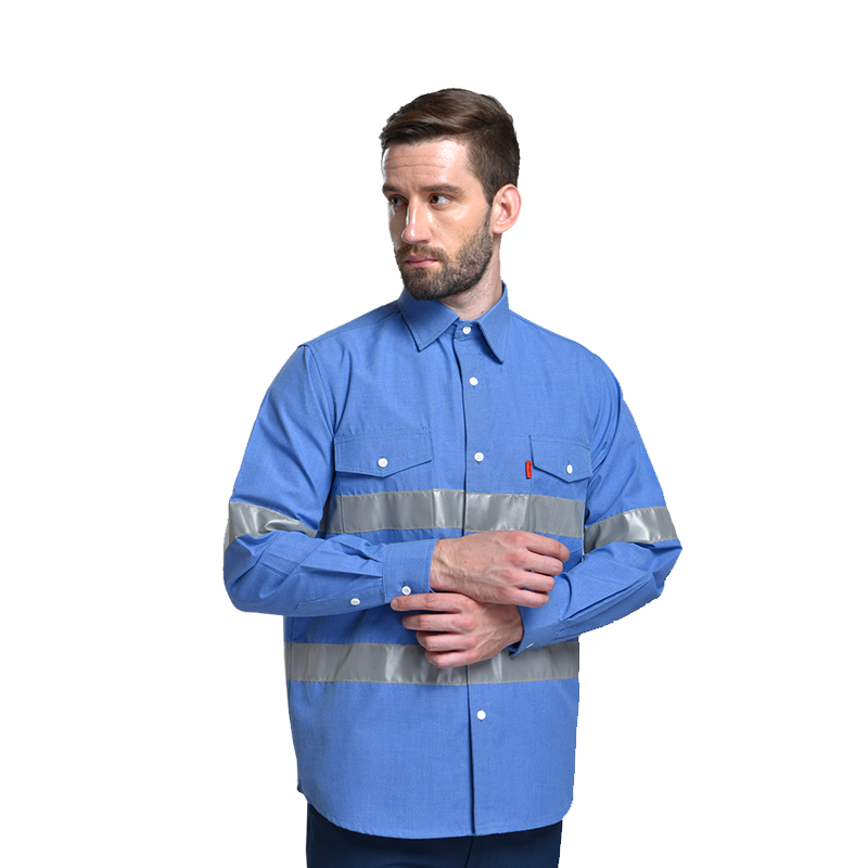 Raxwell 防电弧衬衫，II级防护 8Cal，170，天蓝色，RW8344，1件/袋
