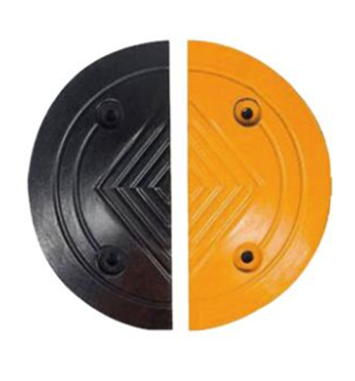 Raxwell 橡胶减速带圆头，2个宽20cm（半个圆头350×200×30mm），售卖规格：2个/包