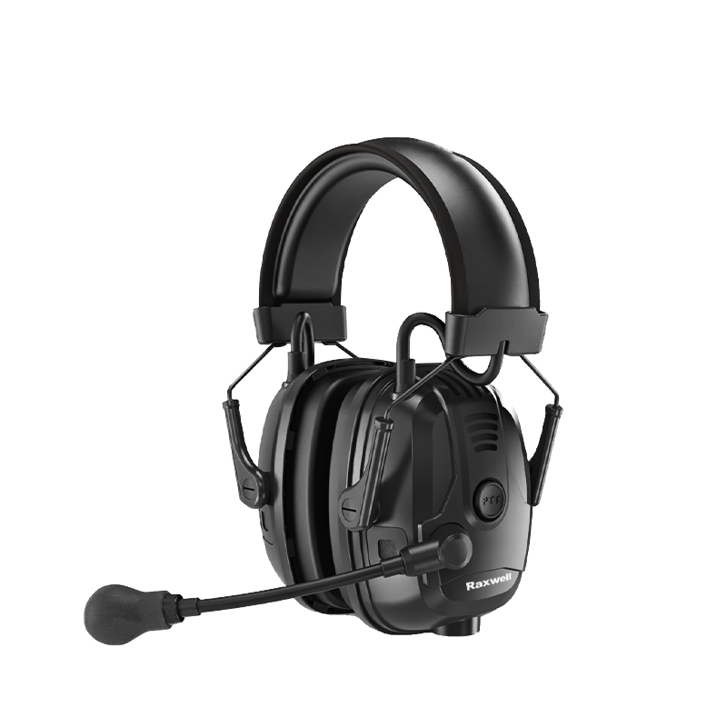 Raxwell 蓝牙通讯降噪耳罩（无对讲机接口，NRR 26 dB，蓝牙，环境音降噪，可更换耳垫，记忆海绵，可调节头戴），RW7500，1个/盒