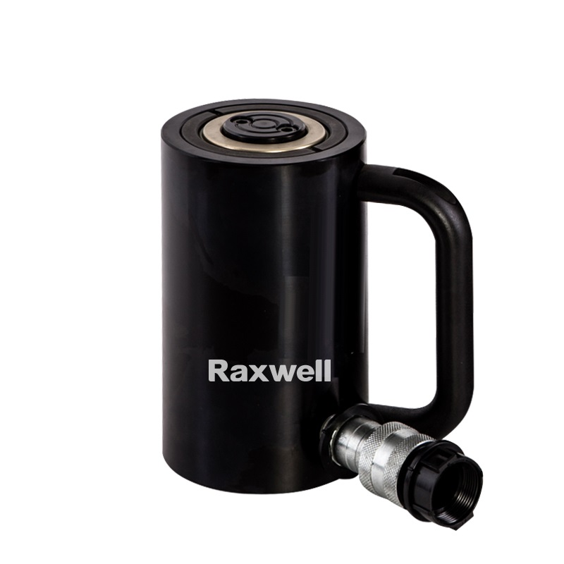 Raxwell 液压单动，铝合金油缸，50T（496kn），行程100mm，本体高236mm，RTHH0002，1台