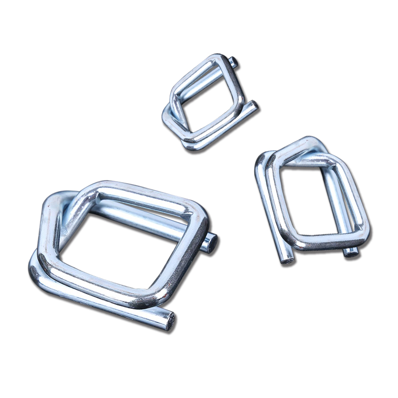 Raxwell 聚酯纤维带打包扣，金属回型扣，镀锌，适用带宽32mm，250个/箱，RHWB0108