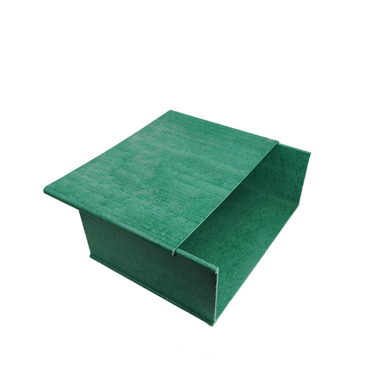 Raxwell 玻璃钢槽式桥架，400*100mm，厚度体4.0/盖3.0mm，含盖板螺丝连接片，REFG0054，默认2米/根，售卖规格：1米