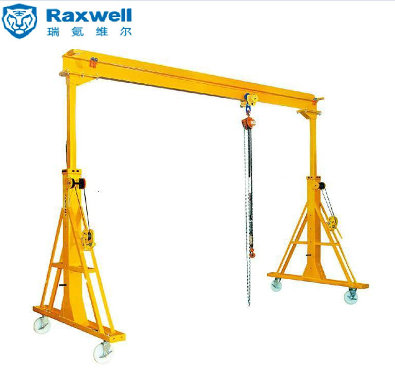 Raxwell 1000Kg欧式托盘货物单臂吊，平行支腿 单作用油缸，RMSA0007