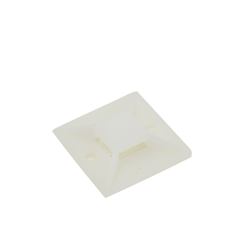 Raxwell 粘式扎带固定座,，40*40，可钉定，线宽12mm，RECM0004，100个/包