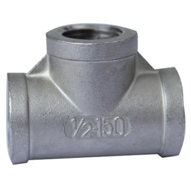 Raxwell 不锈钢304内丝三通，1-1/4"，DN32，PT螺纹，RVPA1007，1个