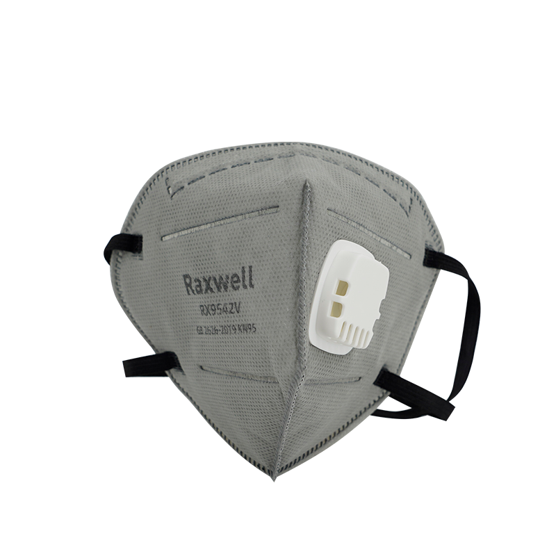Raxwell 活性炭口罩，防颗粒物及有机气体，头戴式，带阀，RX9542V， 2个/袋，30个/盒