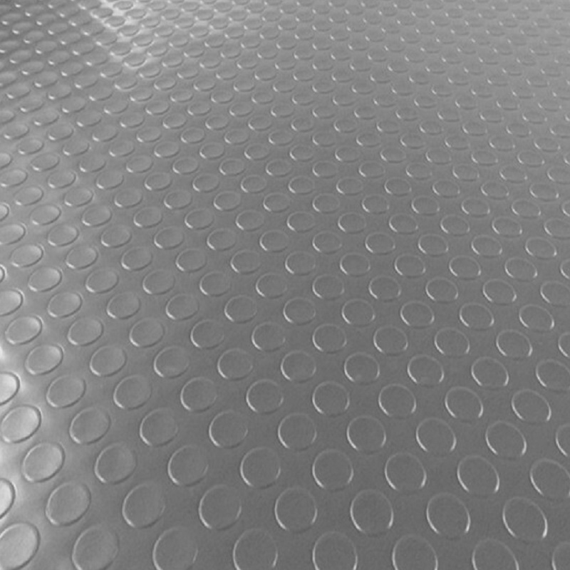 Raxwell PVC防滑走道垫铜钱纹灰色厚2.2mm1.2*15m