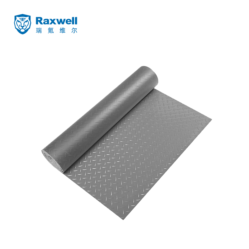 RaxwellPVC防滑走道垫钢花纹灰色厚2.7mm 1.2*15m