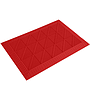 Raxwell  镂空除尘防滑刮雪垫 三合一拼块式(21片含边角)  0.6m*1.2m*2.5cm 红色  单位：套