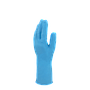 Raxwell 一次性丁腈手套，12寸加长型，无粉，蓝紫色，XL码，100只/盒