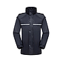 Raxwell 反光分体雨衣套装，涤丝纺，双层，183T，藏青色，XL码